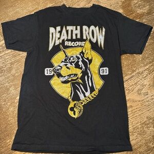 Black glitter  Death Row Records Graphic T-Shirt